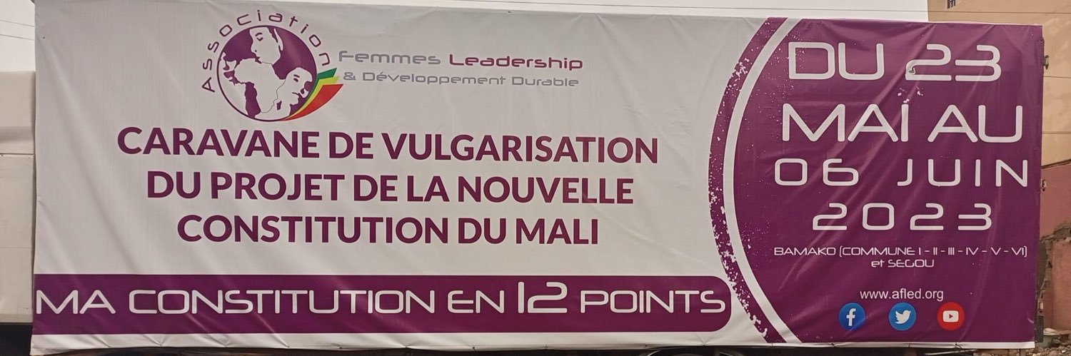 AFLED Mali banner