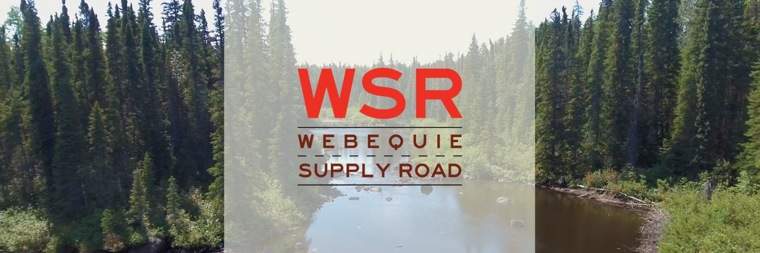 Webequie Supply Road banner