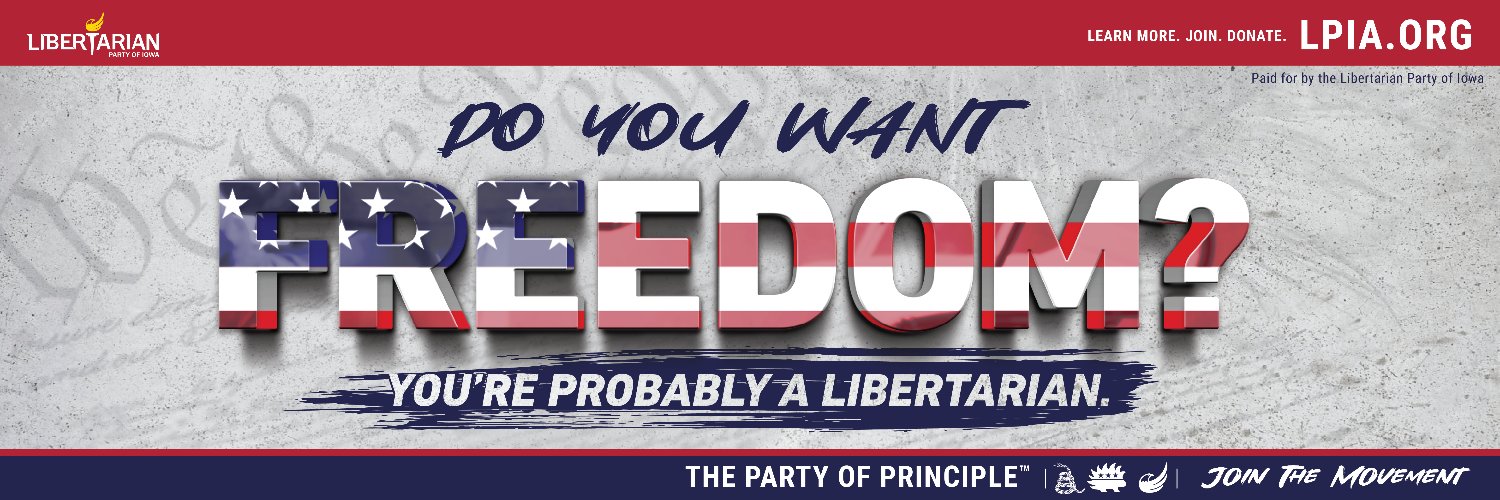 Libertarian Party IA banner
