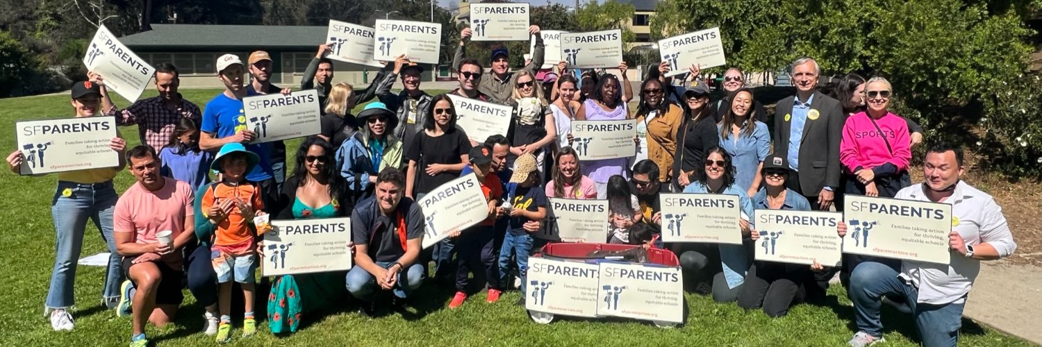 SF Parents #SFKidsCantWait banner