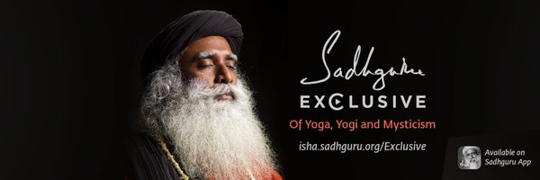 Sadhguru Exclusive Profile Banner