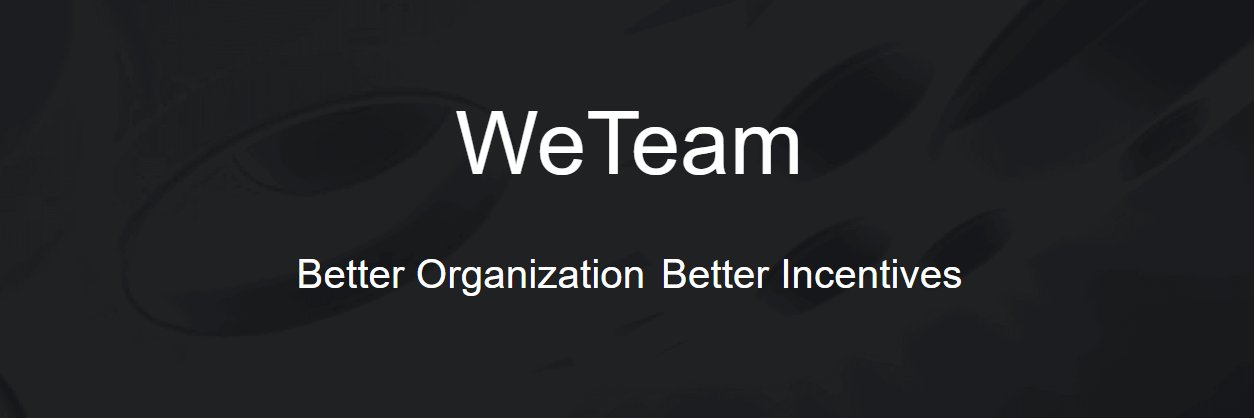 WeTeam banner