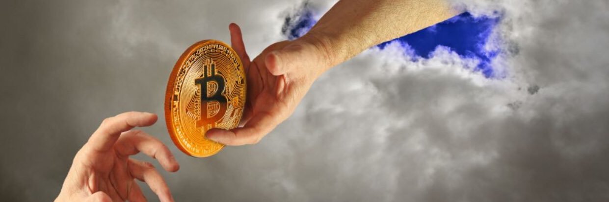 Bitcoin is God banner