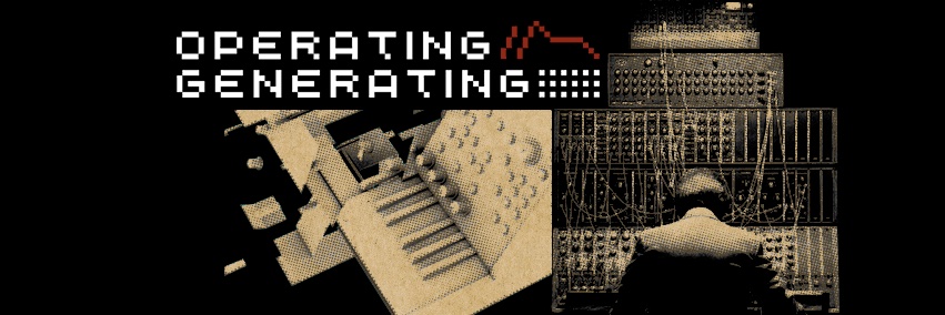 OPERATING//GENERATING banner