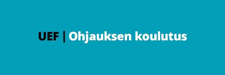 UEF ohjauksen koulutus banner