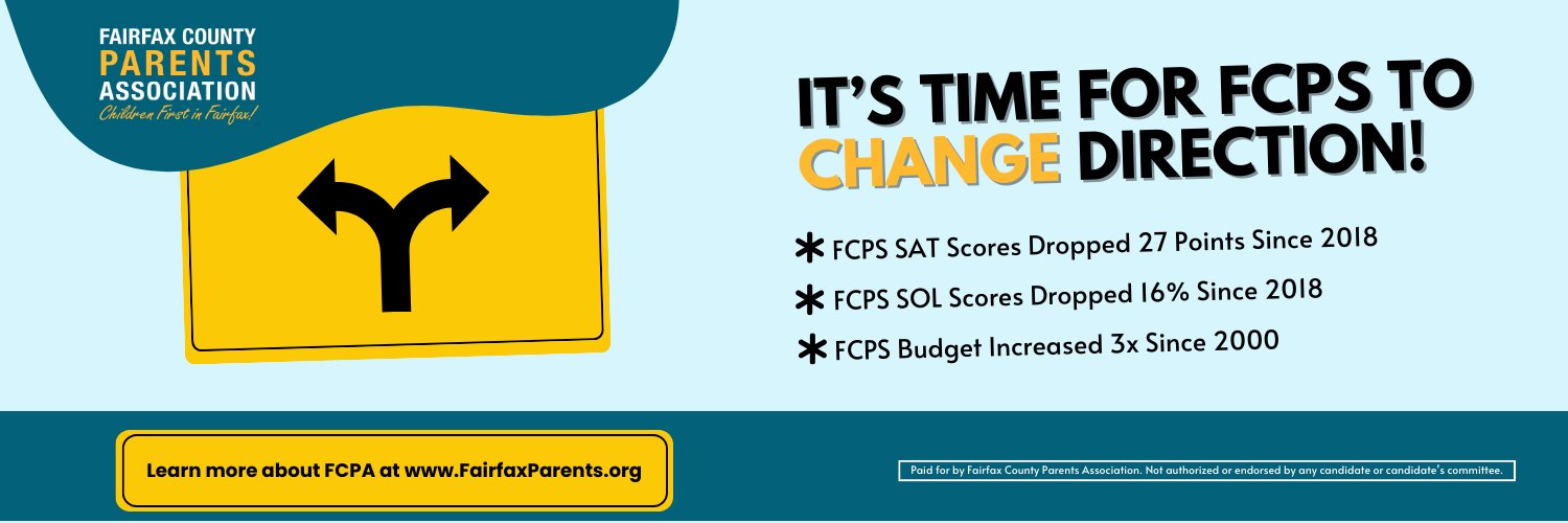 Fairfax County Parents Association's banner