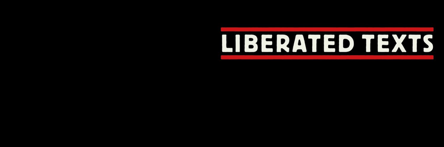 Liberated Texts banner