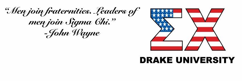 Drake Sigma Chi banner