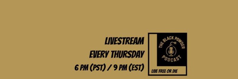 The Black Powder Podcast banner