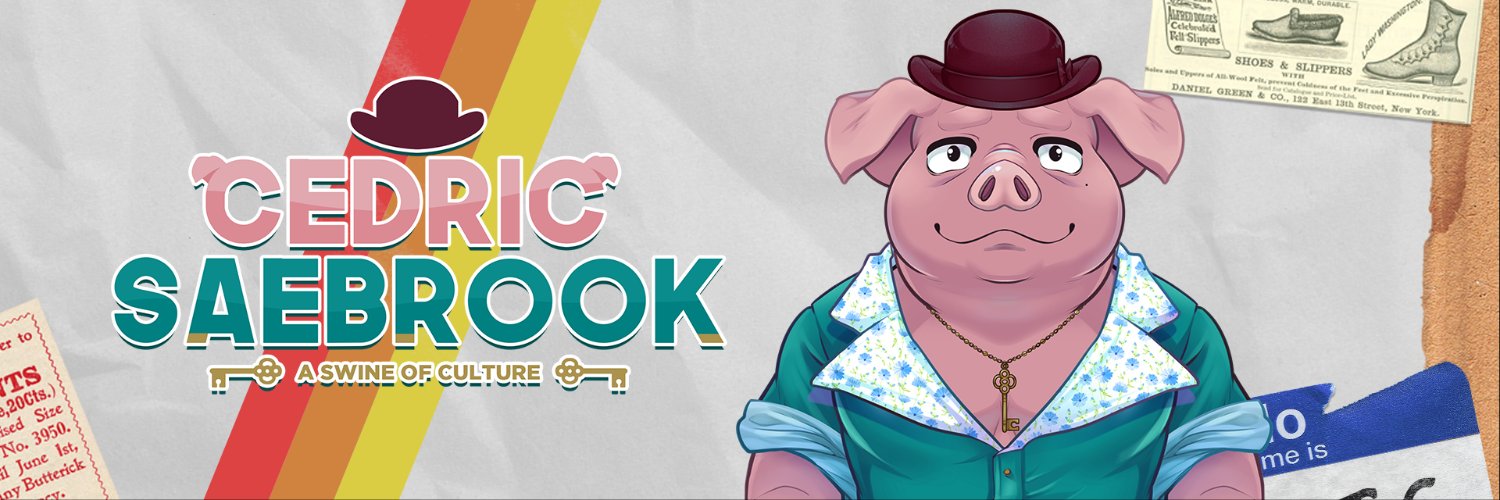 Cedric Saebrook 🐽『a Swine of Culture』𓅃 Profile Banner