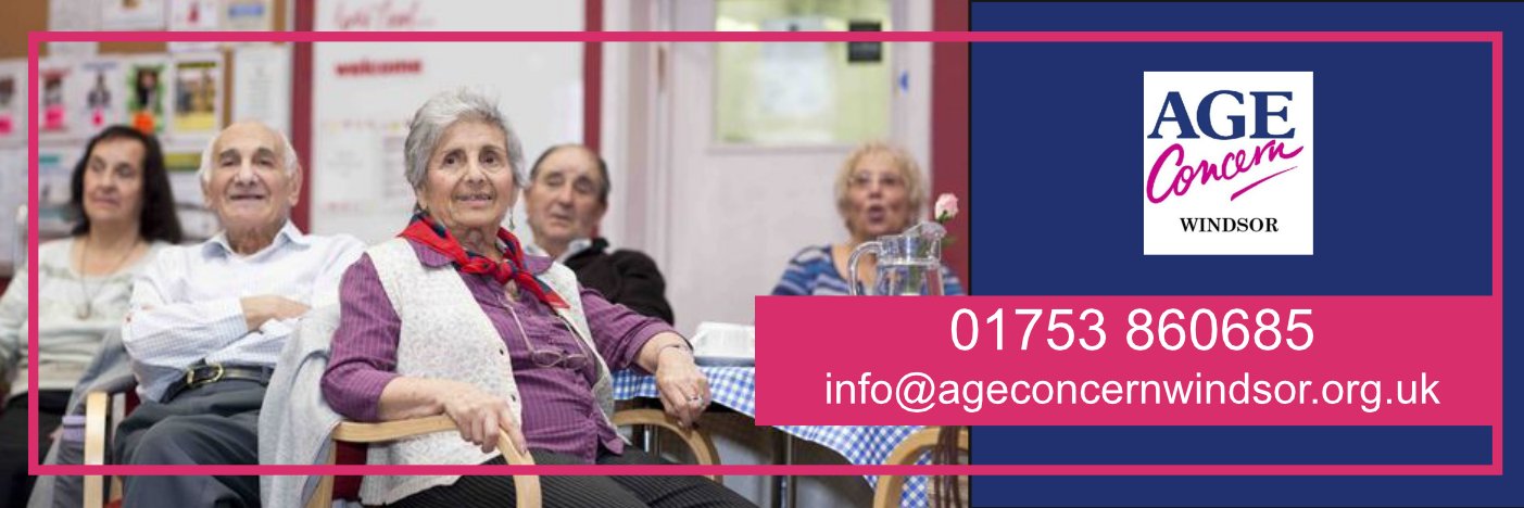 Age Concern Windsor banner