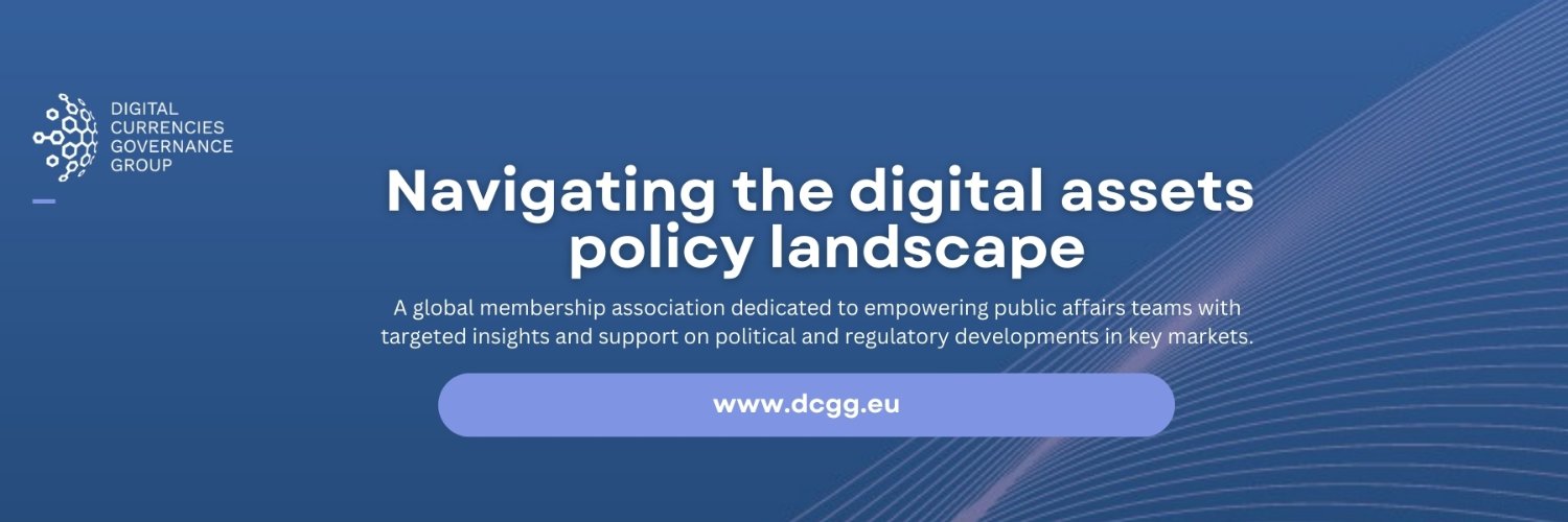 Digital Currencies Governance Group (DCGG) banner