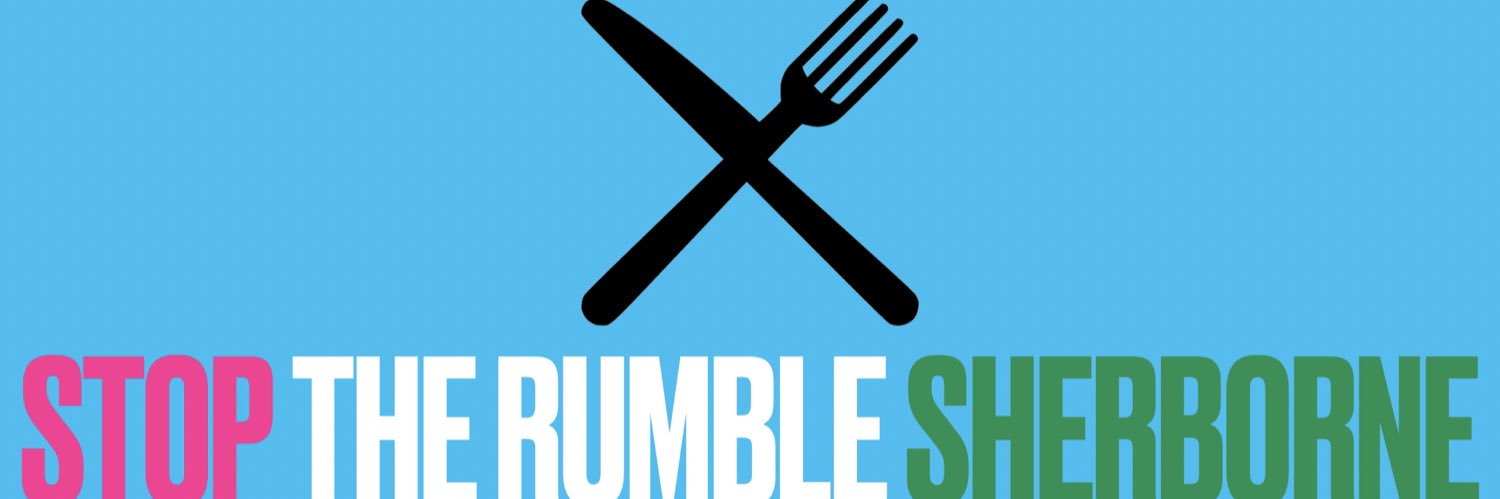 STOP The Rumble - Sherborne banner