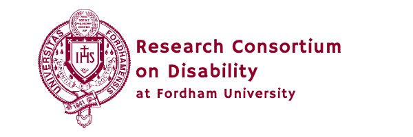 Fordham Research Consortium on Disability banner