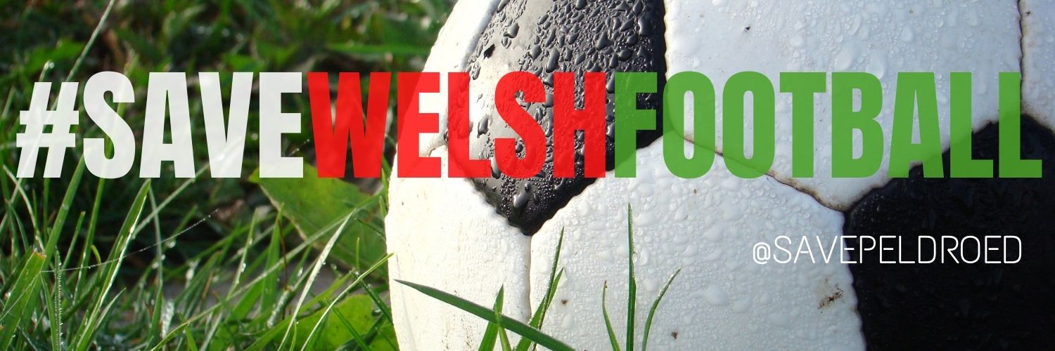 The Save Welsh Football Alliance banner