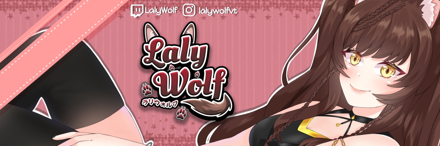 Laly Wolf (Vtuber) banner