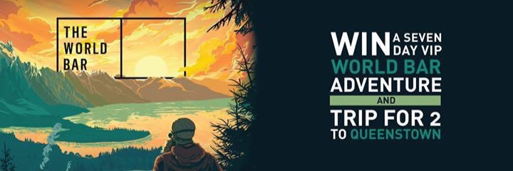 The World Bar banner