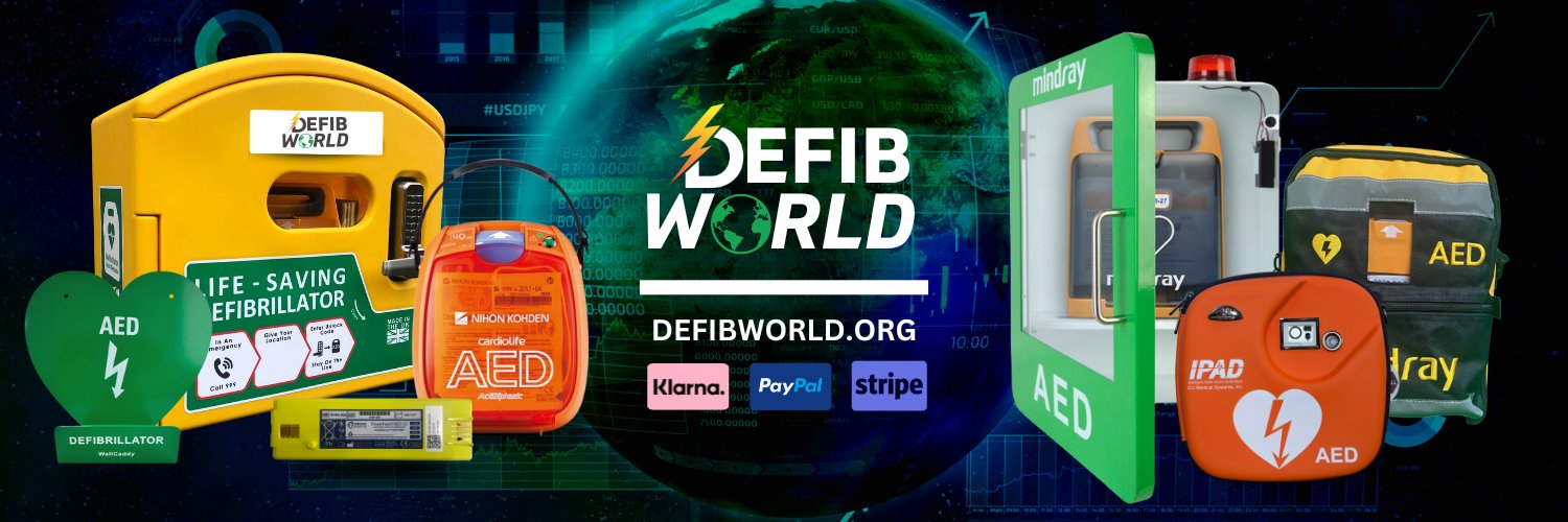 Defib World banner