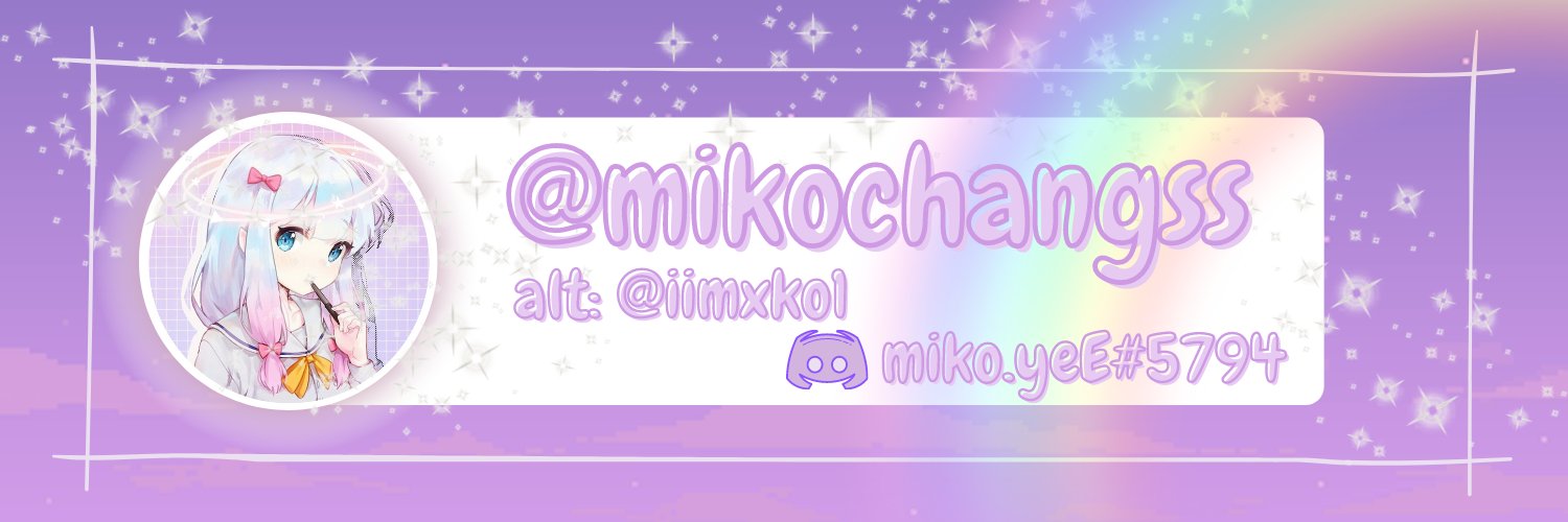 mikochangss's profile banner image