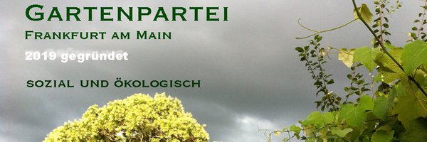 Gartenpartei Frankfurt am Main Profile Banner