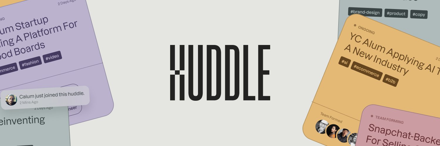 Huddle banner