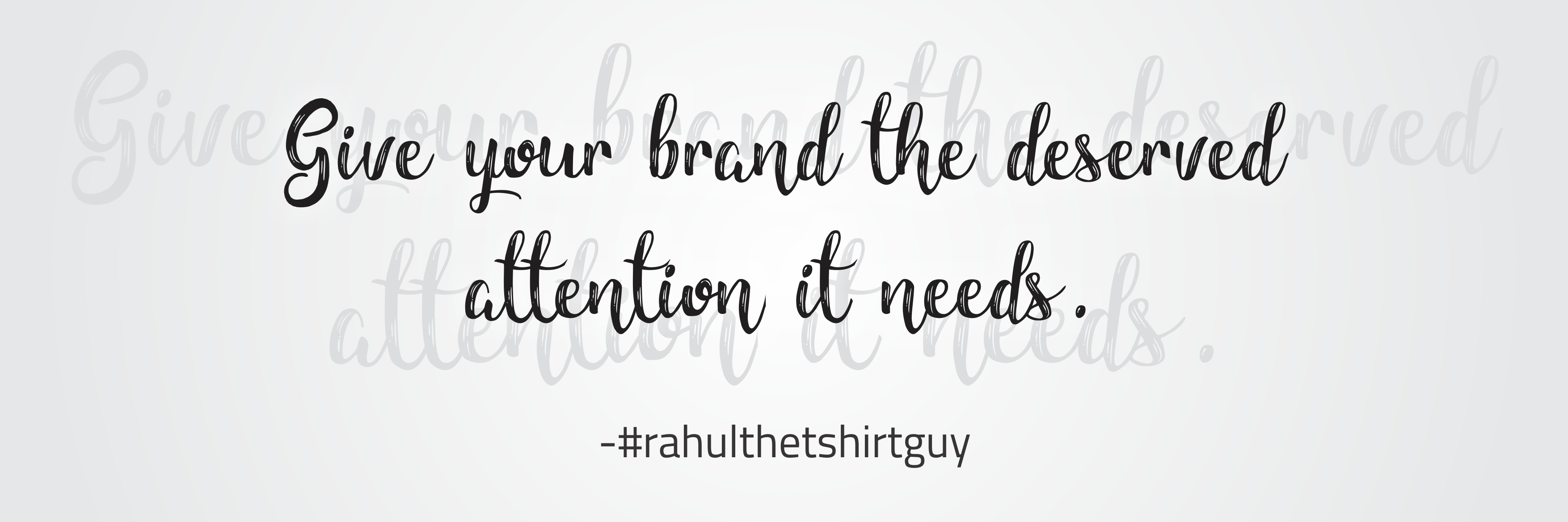 Rahul The Tshirt Guy banner