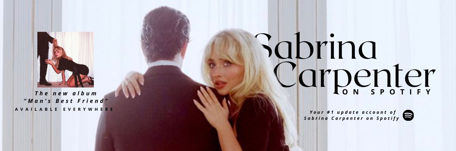 Sabrina Carpenter on Spotify banner