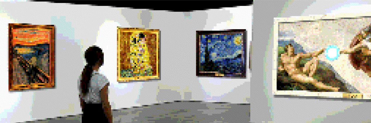 Crypto Louvre banner