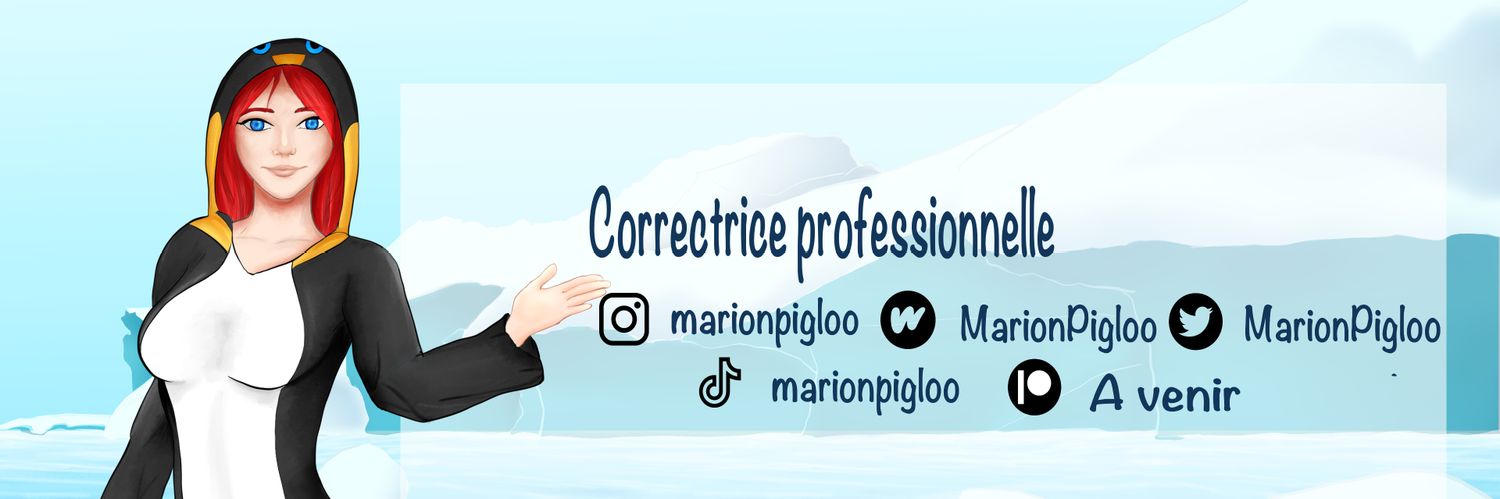 MarionPigloo - Correctrice banner