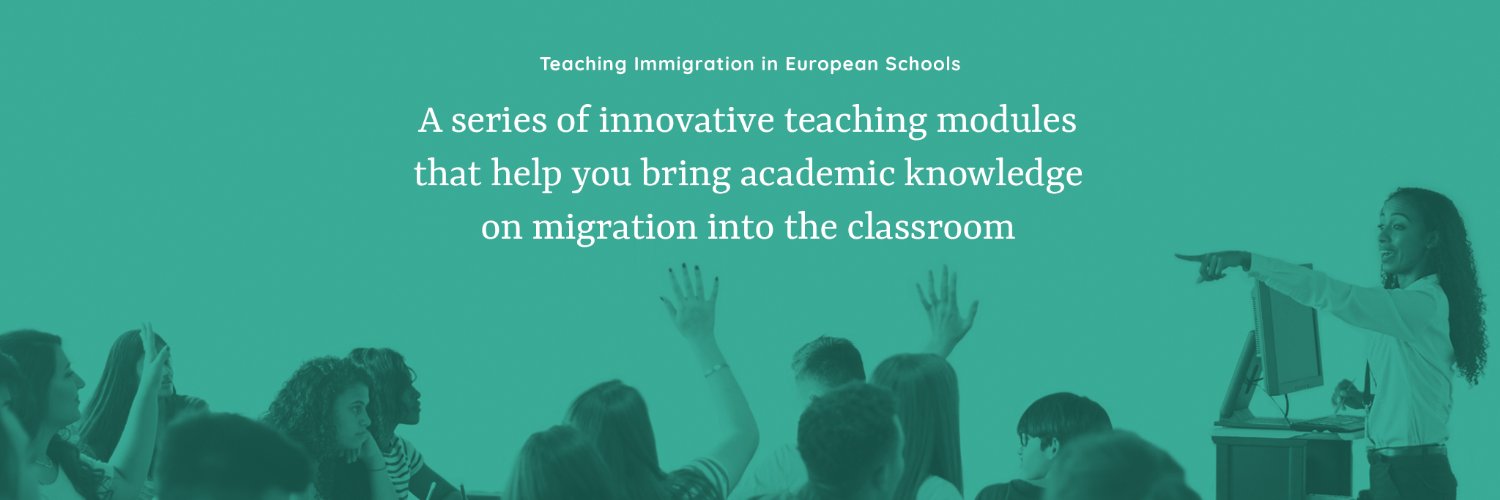 Teaching Immigration in European Schools banner