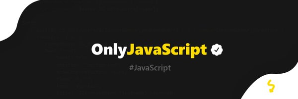 OnlyJavaScript - Web Dev Tweets Daily 💛 Profile Banner