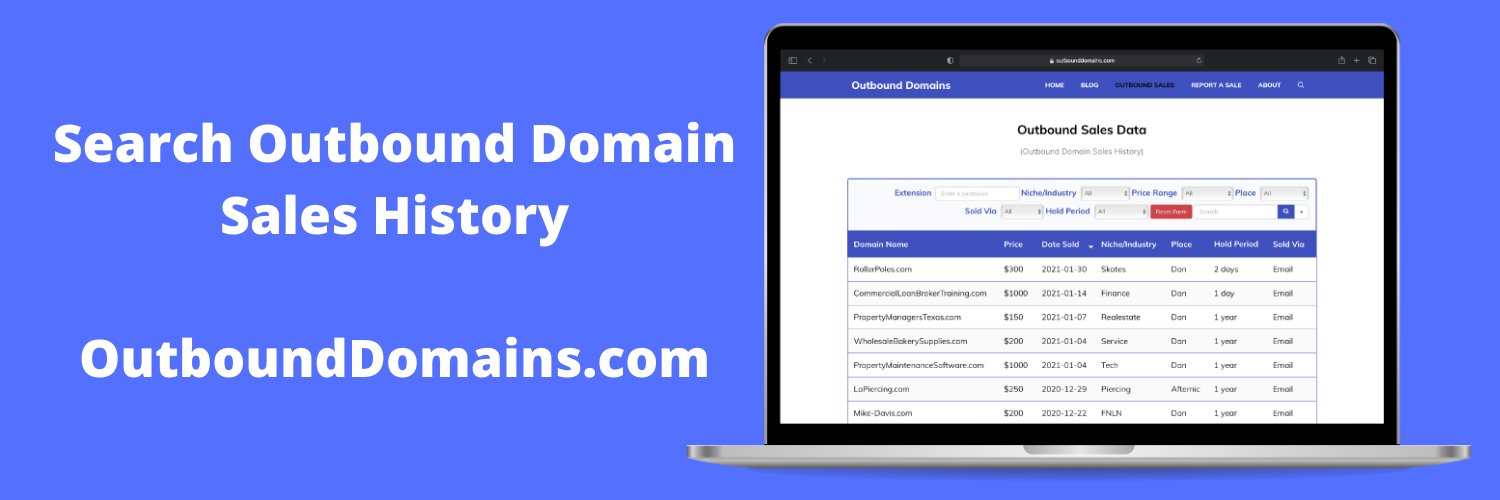 Outbound Domains banner