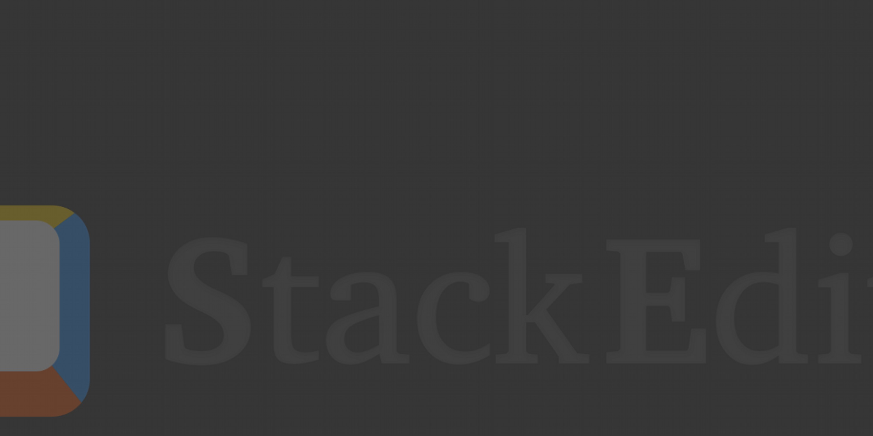 stackedit's profile banner image