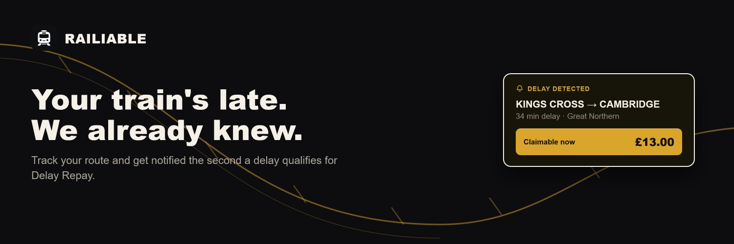 RailiableUK's profile banner image