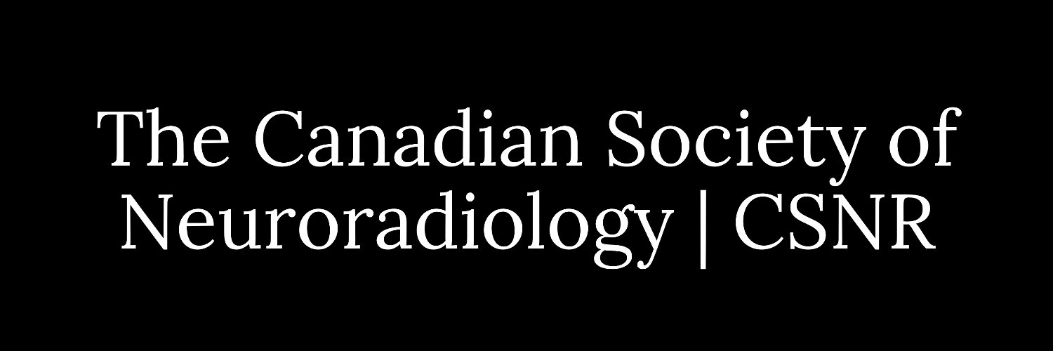 The Canadian Society of Neuroradiology banner