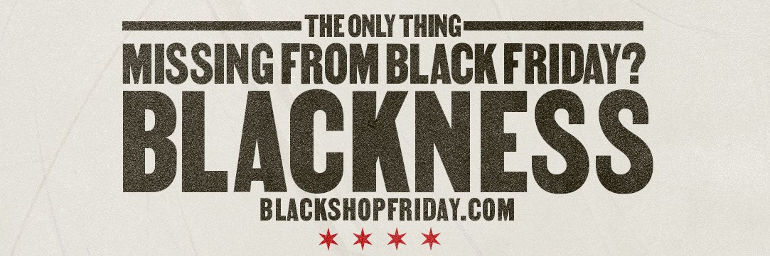 Black Shop Friday banner