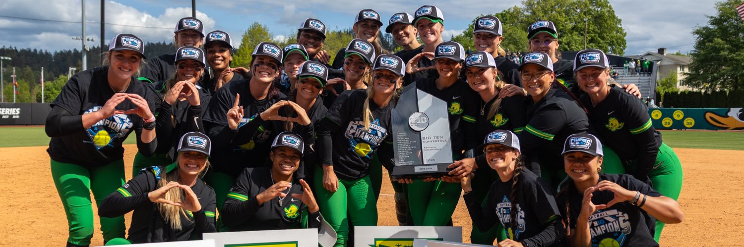 Oregon Softball banner