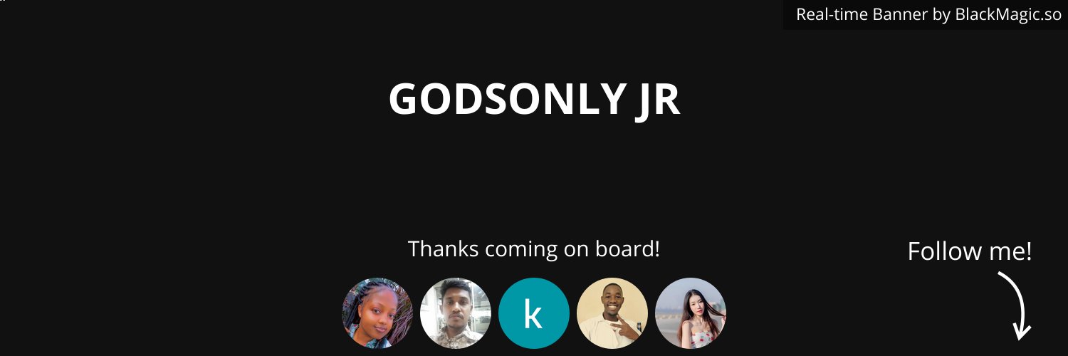 GodsOnly 🇺🇬's banner