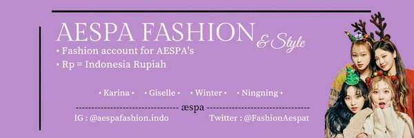 Aespa Fashion Profile Banner