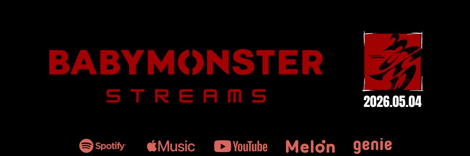 BABYMONSTER STREAMS banner