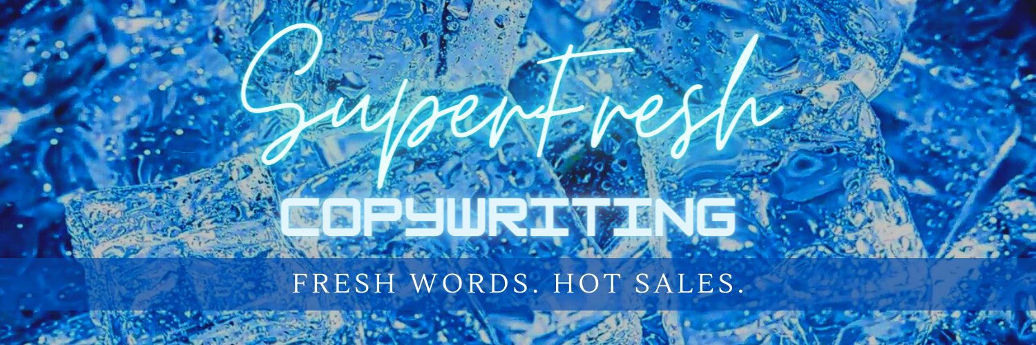 SuperFresh Copywriting ⓥ banner