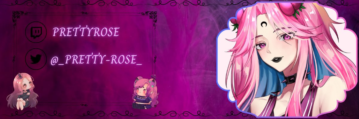 🐉🌹PrettyRose🌹🐉 ✨Vtuber✨ banner