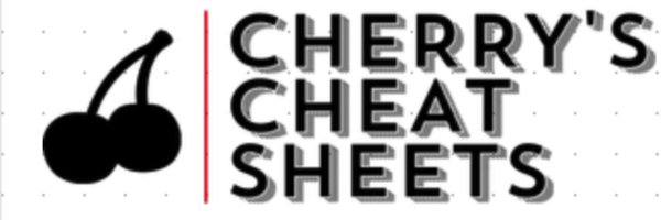 Cherry's Cheat Sheets Profile Banner