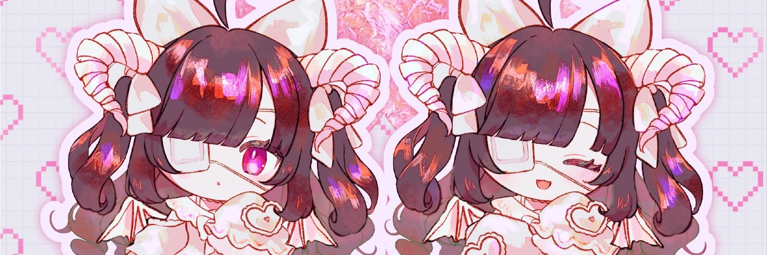 田中ろあく🤍🍒🐇Vtuber banner