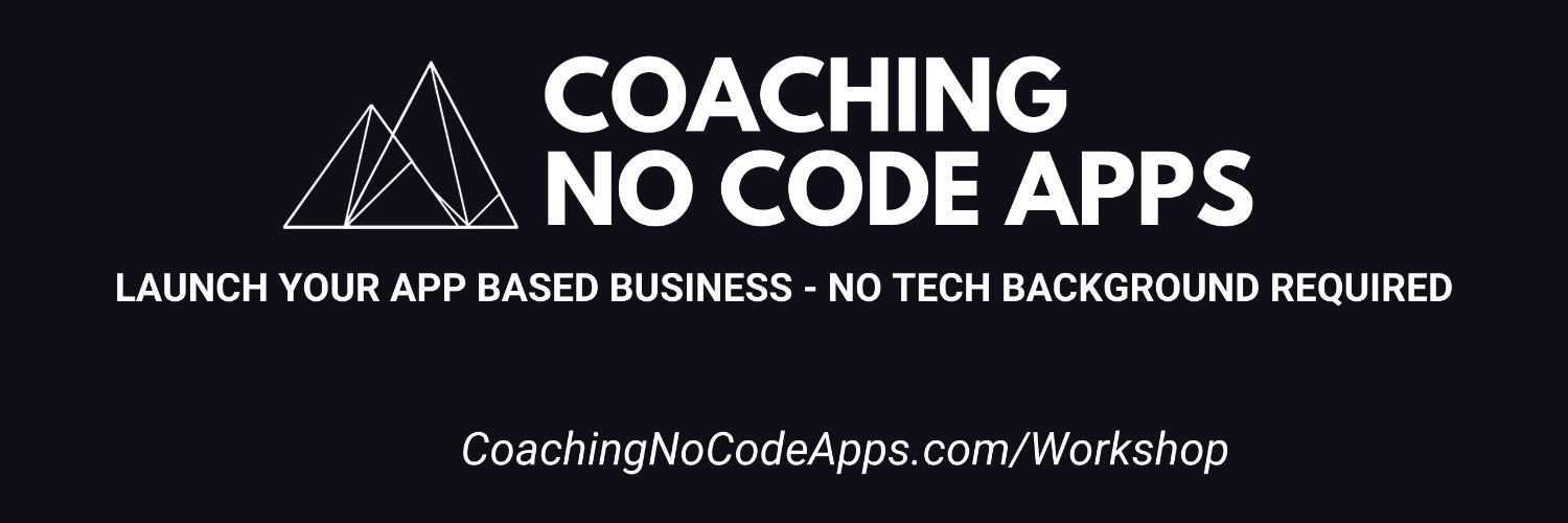 CoachingNoCodeApps banner
