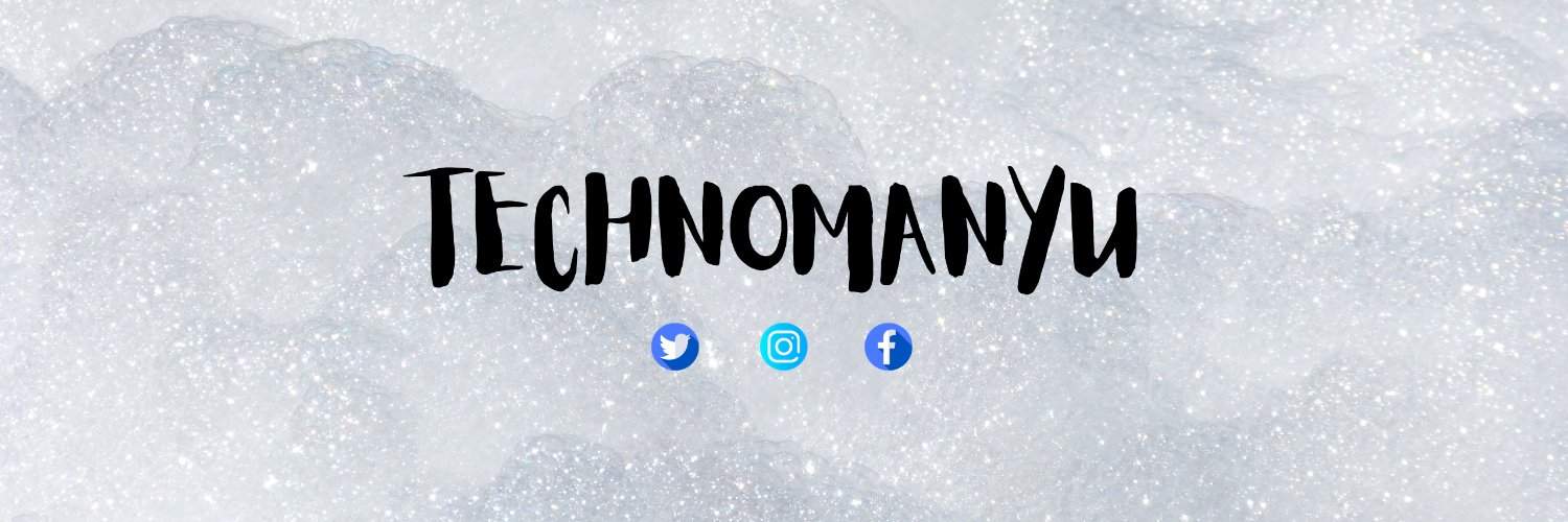 technomanyu's profile banner image