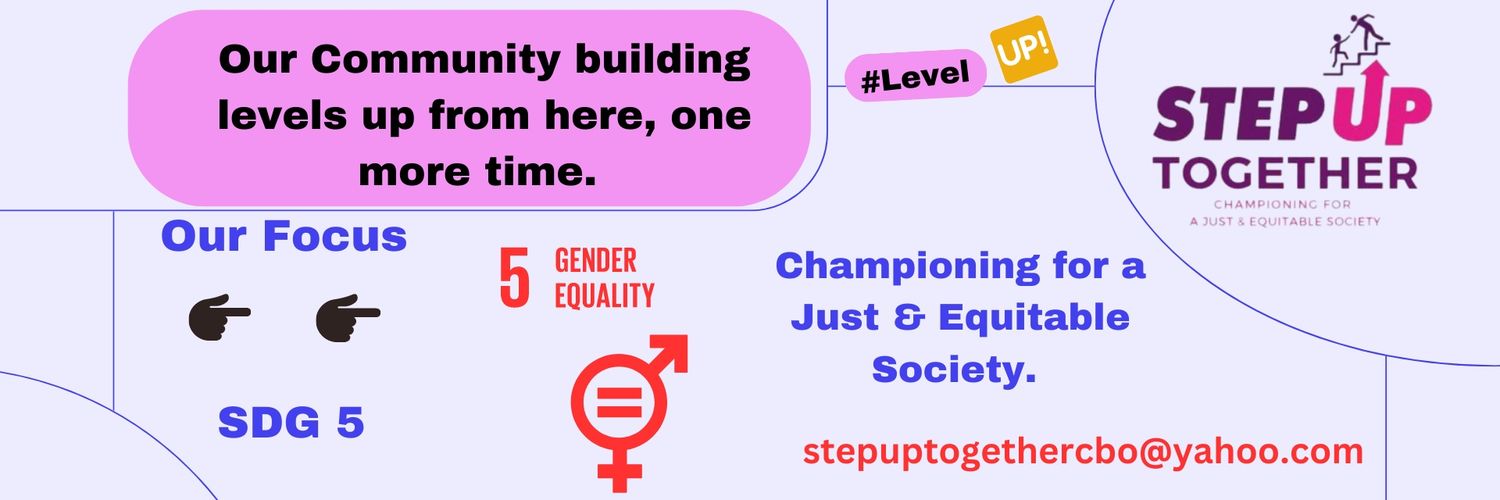 STEP UP TOGETHER ORG (SUTO) banner