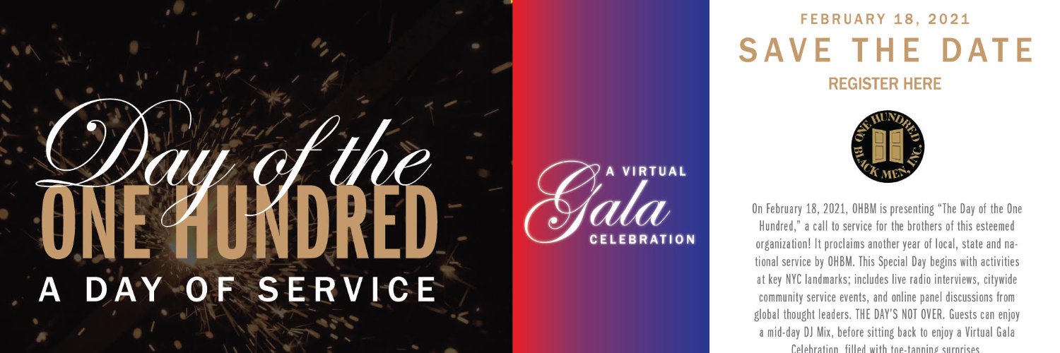 100 Black Men NYC banner