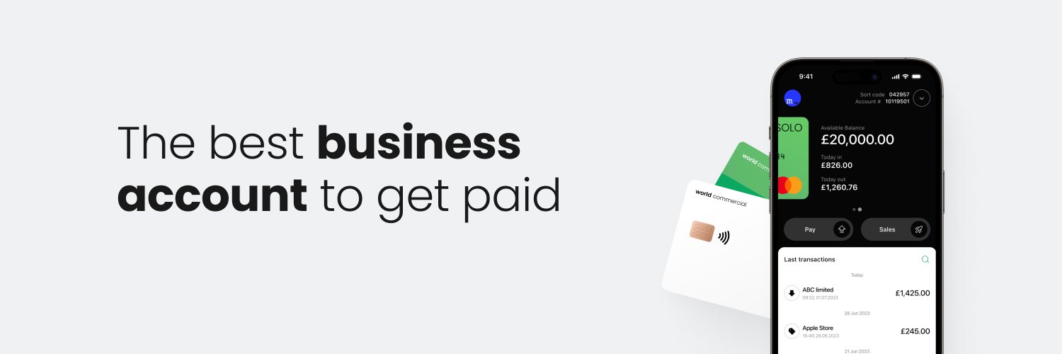 GoSolo | The best business account to get paid banner