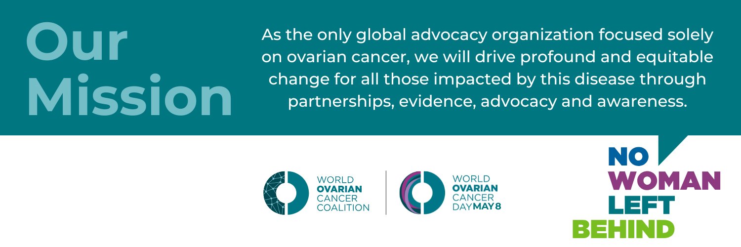 World Ovarian Cancer Day & WOCCoalition's banner